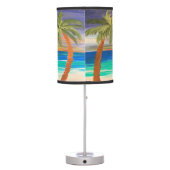 Tiki hut beach bar table lamp (Back)