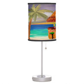Tiki hut beach bar table lamp (Left)