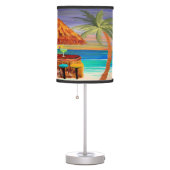 Tiki hut beach bar table lamp (Right)