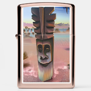 Tiki Illusions Zippo Lighter