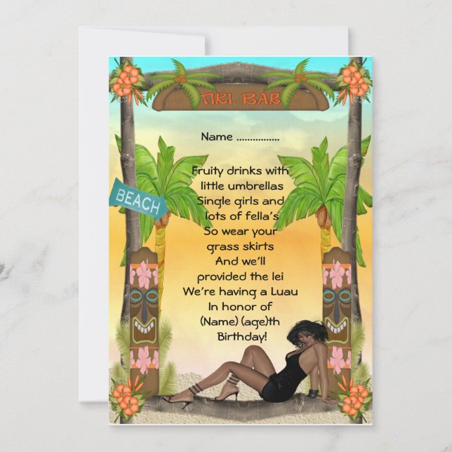 Tiki - Invitation (Front)