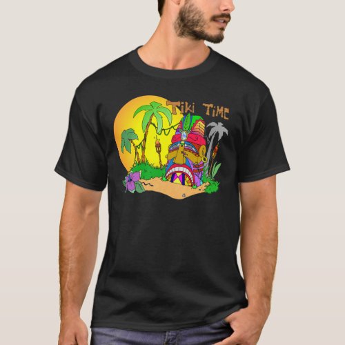 TIKI Island TIME T_Shirt