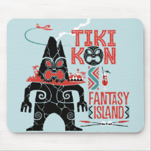 Tiki Kon Fantasy Island Mouse Pad (romance colors)