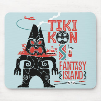 Tiki Kon Fantasy Island Mouse Pad (romance colors)