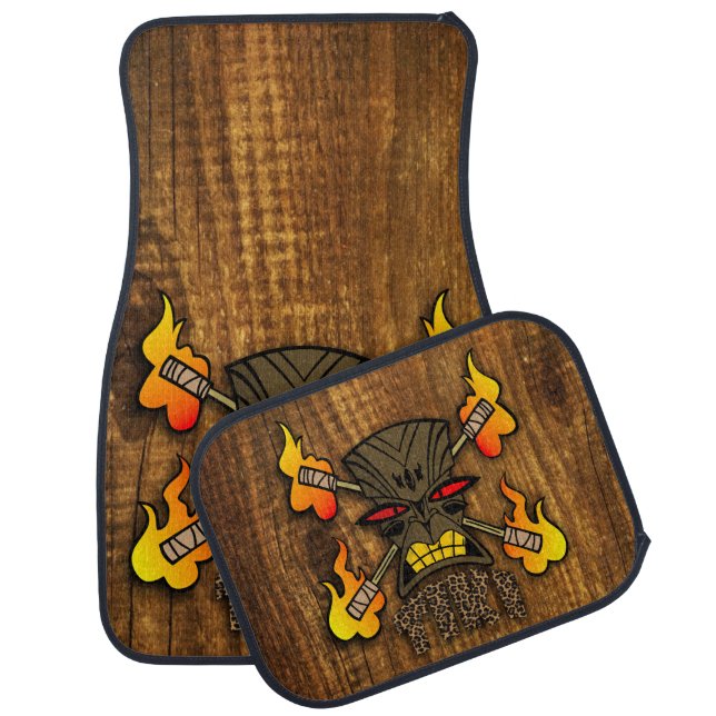 Tiki Kustom Car Floor Mat (Set)