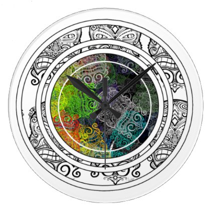 Tiki Logo Colorful Circle