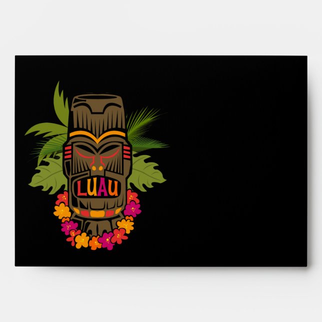 Tiki Luau Envelope (Front)