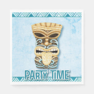 Tiki Luau Hawaiian Beach Party Napkins