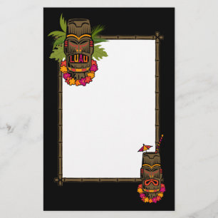 Tiki Luau Stationery