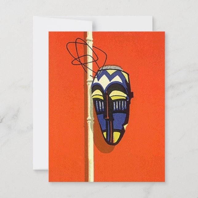 TIKI LUAU SURVIVOR THEMED Birthday PARTY INVITE (Front)