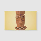 Tiki  Magnetic Business Cards (Front)
