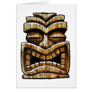 Tiki Man Cards