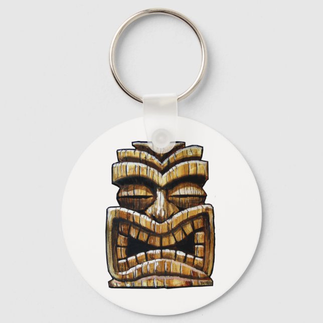 Tiki Man Keychain (Front)