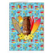 Tiki Mask And Surfboards (Front)