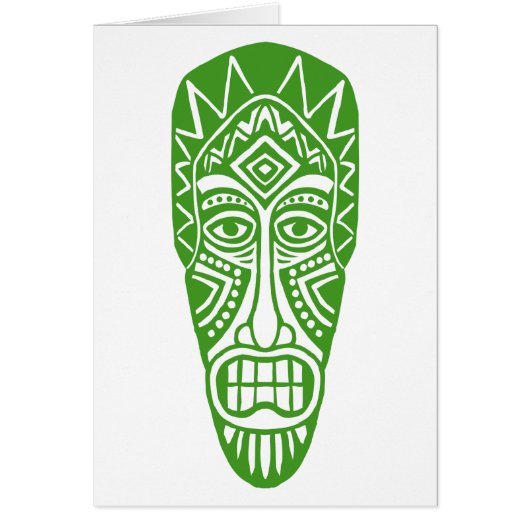 Tiki Mask - Avocado (Front)