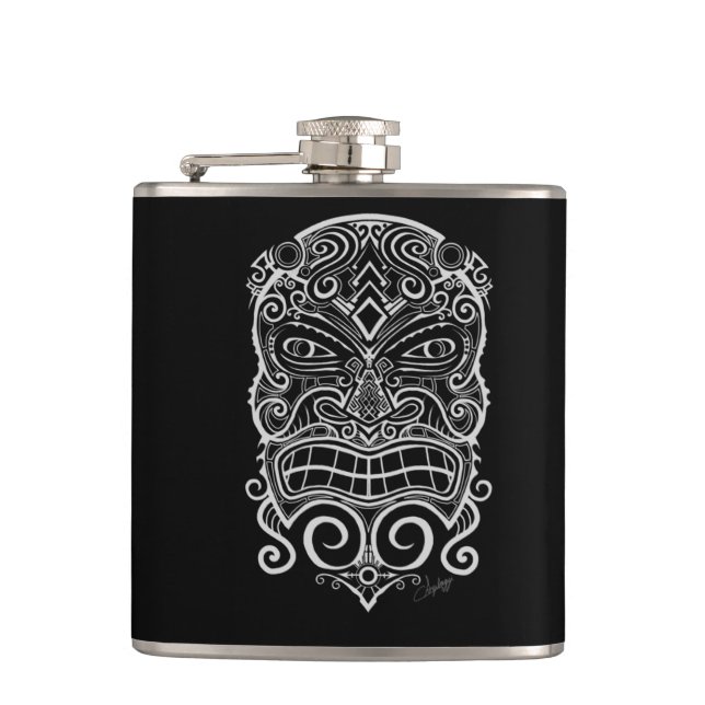 Tiki Mask Flask (Front)