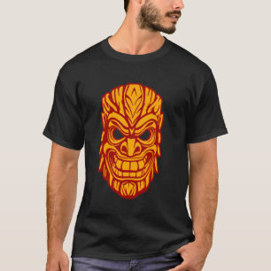 Tiki Mask - Island Hawaii Polynesia Giant Idol Tik T-Shirt
