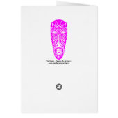 Tiki Mask - Magenta (Back)