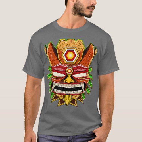 Tiki Mask Monster T_Shirt