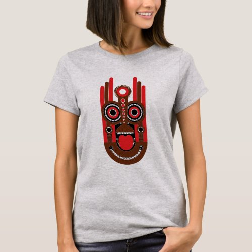 Tiki Mask  T_Shirt