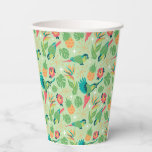 Tiki Parrots Paper Cups