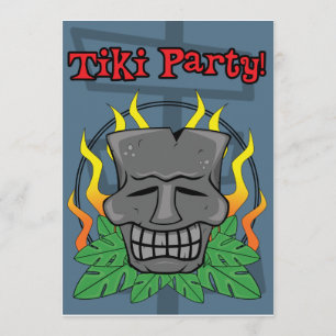 Tiki Party Invitation