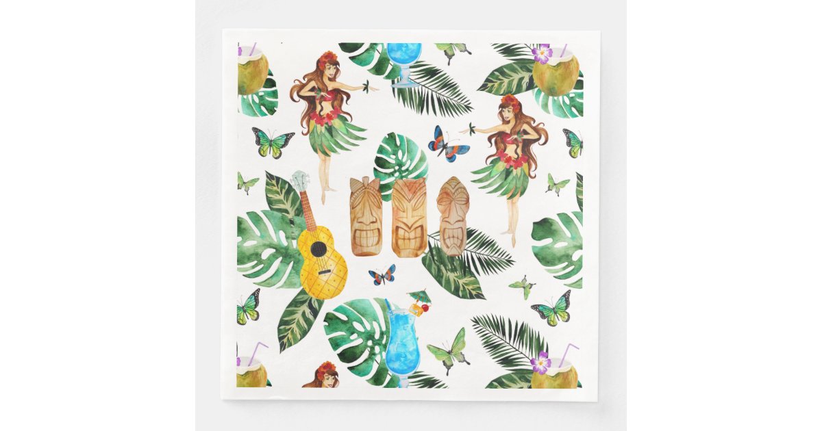 Tiki Party Napkin Zazzle