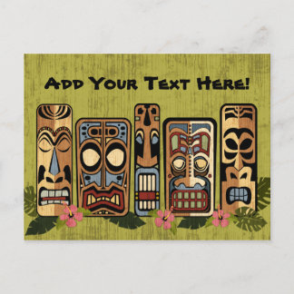 Tiki Party Postcard