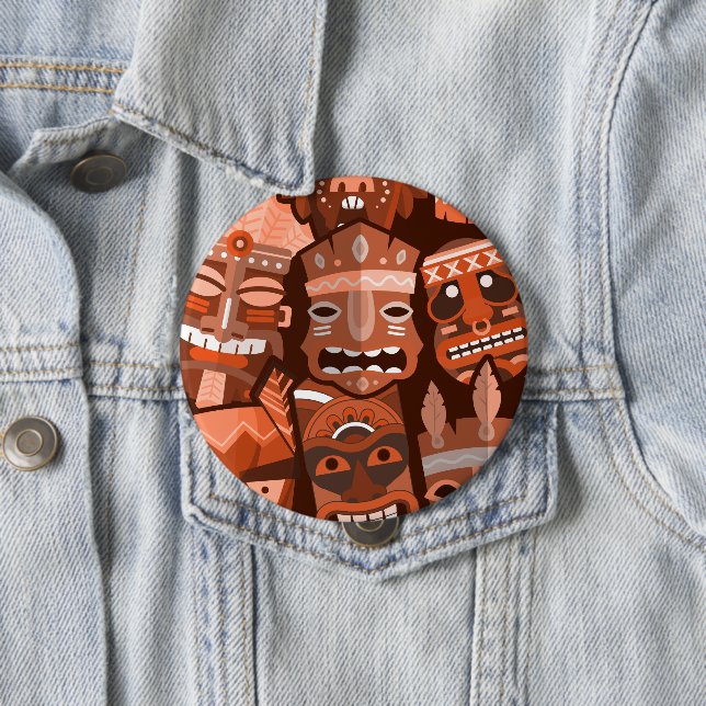 TIKI Pattern 2 Button (In Situ)