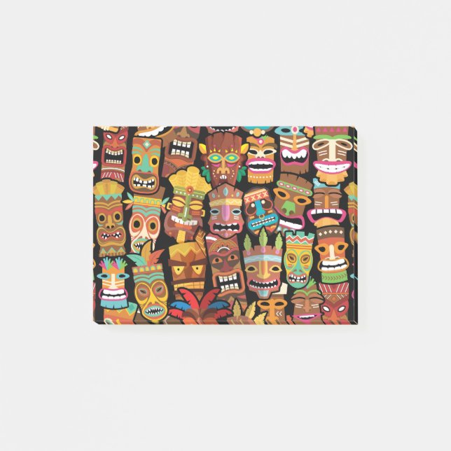 TIKI Pattern 4 Post-it Notes (Front)