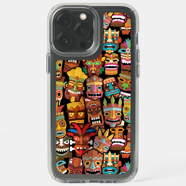 TIKI Pattern 4 Speck iPhone 13 Pro Max Case (Front)