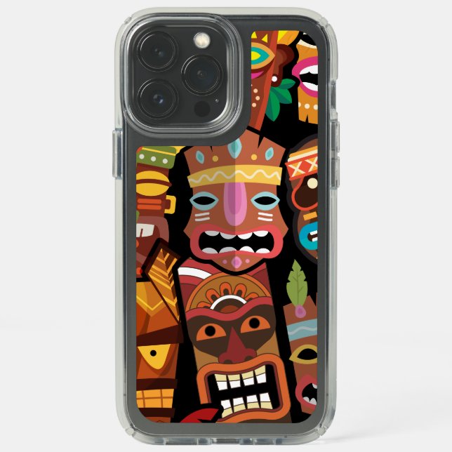 TIKI Pattern 5 Speck iPhone 13 Pro Max Case (Front)