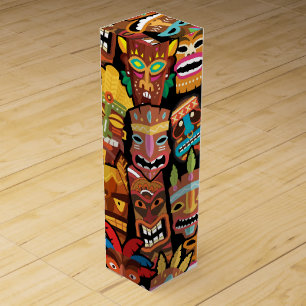 TIKI Pattern 5 Wine Box