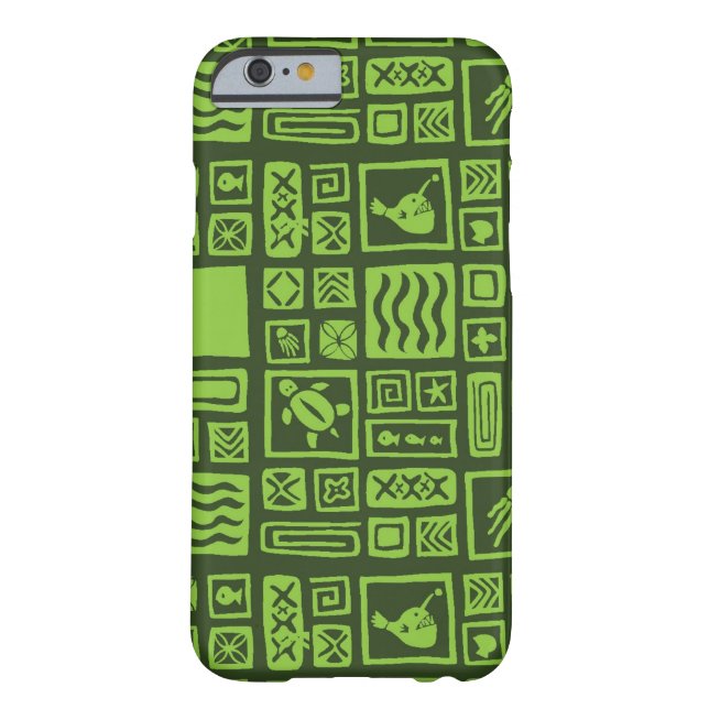 Tiki Pattern Case-Mate iPhone Case (Back)
