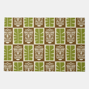 Tiki Pattern Doormat