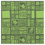 Tiki Pattern Fabric