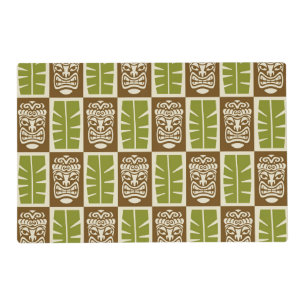 Tiki Pattern Placemat