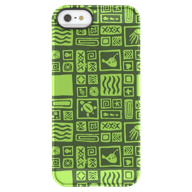 Tiki Pattern Uncommon iPhone Case (Back)