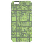Tiki Pattern Clear iPhone 6 Plus Case