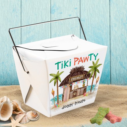 Tiki Pawty Tropical Dog Party Doggy Treats Favor Boxes