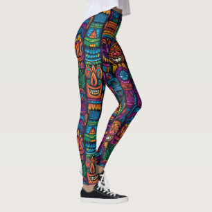 Tiki Pop Fashion Leggings
