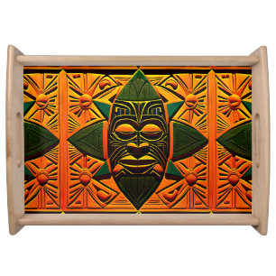 Tiki Shield Serving Tray