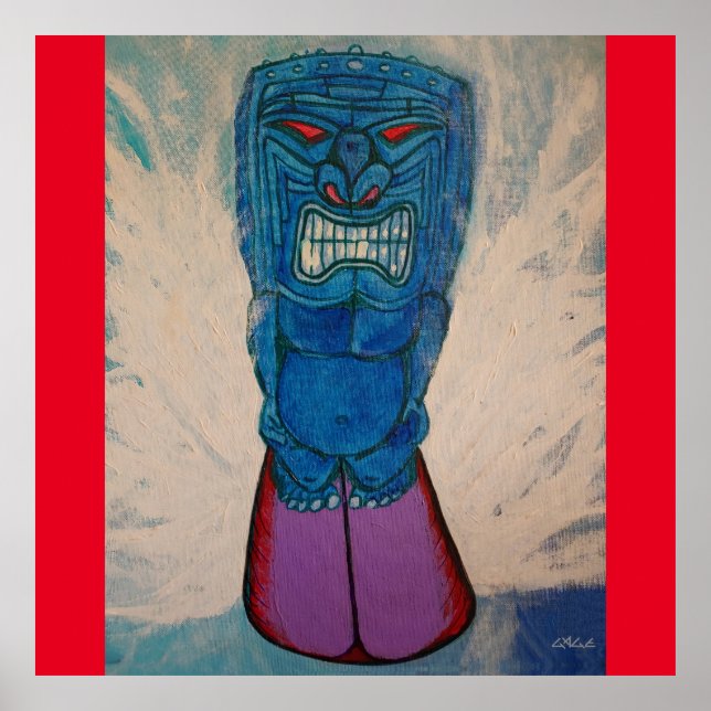 Tiki Surf King Ken Gage Poster (Front)