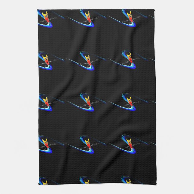Tiki Surfer Towel (Vertical)