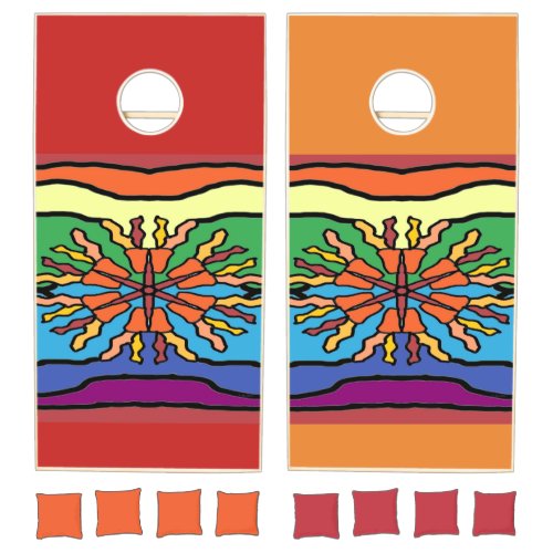 Tiki Tiki Cornhole Set