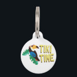 Tiki Time Pet ID Tag<br><div class="desc">This design is perfect for an animal lover. It goes great on a shirt.</div>