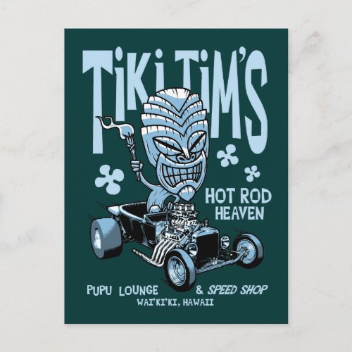 Tiki Tims Postcard