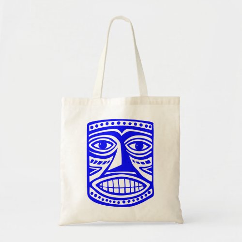 Tiki Toby _ Blue Tote Bag