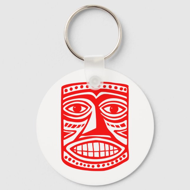 Tiki Toby - Red Keychain (Front)