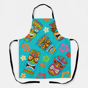 Tiki Totem Face Apron